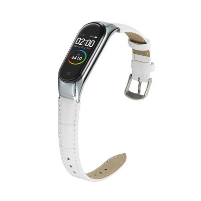 Essidi Δερμάτινο λουράκι με θήκη για Xiaomi Mi Band 8 7 6 5 4 3 Γυναικείο ρολόι βραχιόλι ζώνη για Mi band 8 7 6 5 Band Correa