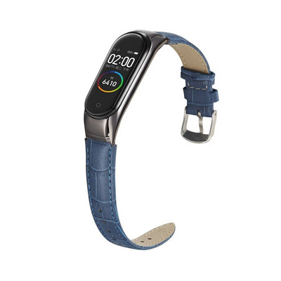 Essidi Δερμάτινο λουράκι με θήκη για Xiaomi Mi Band 8 7 6 5 4 3 Γυναικείο ρολόι βραχιόλι ζώνη για Mi band 8 7 6 5 Band Correa