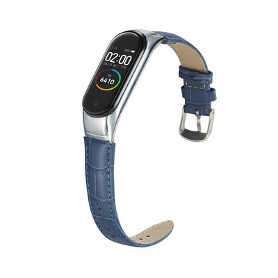 Essidi Δερμάτινο λουράκι με θήκη για Xiaomi Mi Band 8 7 6 5 4 3 Γυναικείο ρολόι βραχιόλι ζώνη για Mi band 8 7 6 5 Band Correa