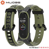 X forma priekš Xiaomi Mi Band 7 siksniņa 6 5 4 3 plaukstas rokassprādze Silikona Correa Mi josla 7 6 siksniņa Aproce Aksesuāri Mi Band7