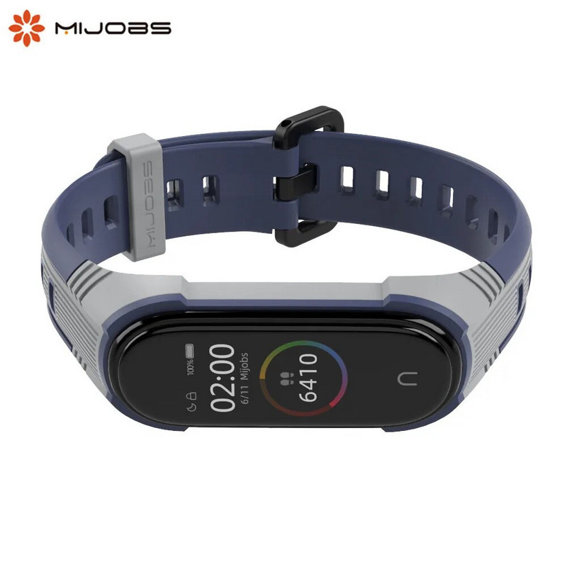 X forma priekš Xiaomi Mi Band 7 siksniņa 6 5 4 3 plaukstas rokassprādze Silikona Correa Mi josla 7 6 siksniņa Aproce Aksesuāri Mi Band7