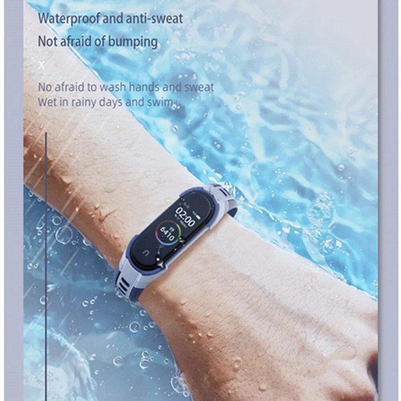 X forma priekš Xiaomi Mi Band 7 siksniņa 6 5 4 3 plaukstas rokassprādze Silikona Correa Mi josla 7 6 siksniņa Aproce Aksesuāri Mi Band7