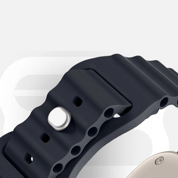 Силиконова каишка Ocean за Apple Watch 49 mm 45 mm 41 mm 44 mm 40 mm 42 mm 38 mm Дишаща гривна Wristband Ultra 8 7 6 5 4 3 SE Band