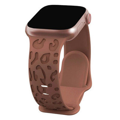 Graveeritud rihm Apple Watchi rihma jaoks 45 mm 44 mm 49 mm 40 mm 42 mm 38 mm 41 mm silikoonist käevõru correa iWatch seeria 3 5 6 se ultra 7 8