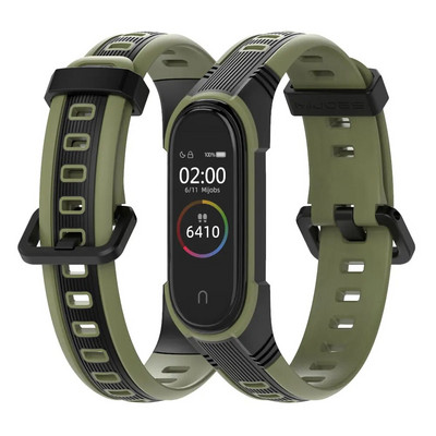 Για Mi Band 8 7 6 5 4 3 Smart Bracelet για Mi Band 5 Strap Silicone Correa για Xiaomi Miband 7 8 Pulseira