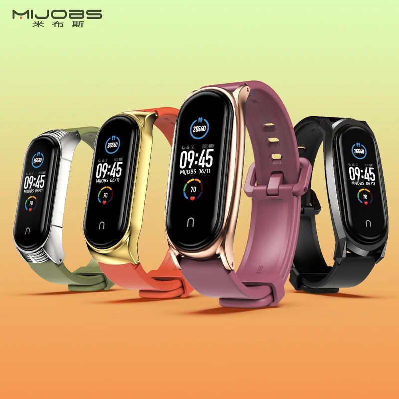 Για Mi Band 8 7 6 5 4 3 Smart Bracelet για Mi Band 5 Strap Silicone Correa για Xiaomi Miband 7 8 Pulseira