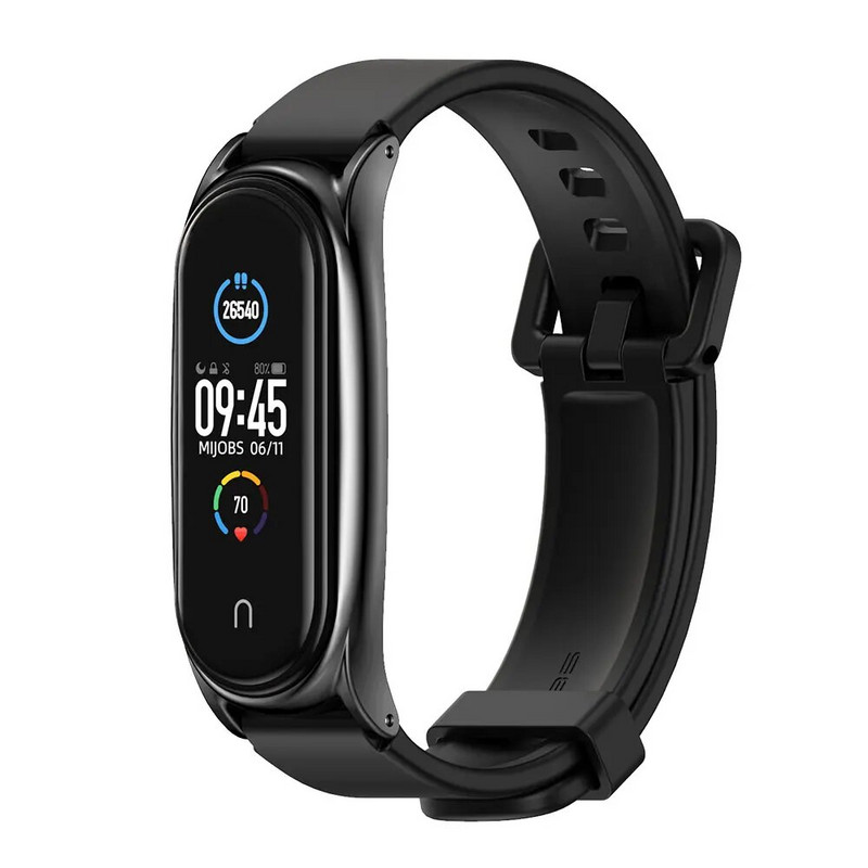 Για Mi Band 8 7 6 5 4 3 Smart Bracelet για Mi Band 5 Strap Silicone Correa για Xiaomi Miband 7 8 Pulseira