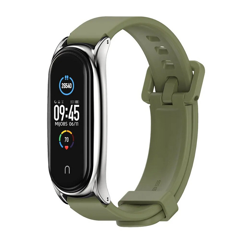 Για Mi Band 8 7 6 5 4 3 Smart Bracelet για Mi Band 5 Strap Silicone Correa για Xiaomi Miband 7 8 Pulseira