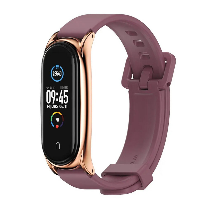 Για Mi Band 8 7 6 5 4 3 Smart Bracelet για Mi Band 5 Strap Silicone Correa για Xiaomi Miband 7 8 Pulseira