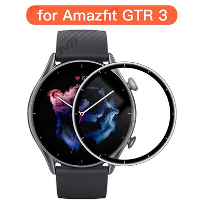 Huami Film de protecție pentru Huami Amazfit GTR3 GTR 3 Pro GTR-3 GTR 2 2E 20D Protector de ecran complet curbat moale (nu sticlă)