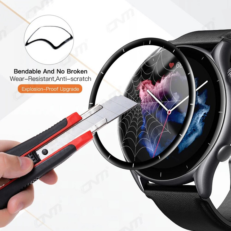 Προστατευτικό κάλυμμα μεμβράνης για Huami Amazfit GTR3 GTR 3 Pro GTR-3 GTR 2 2E 20D Curved Full Soft Screen Protector (όχι γυαλί)