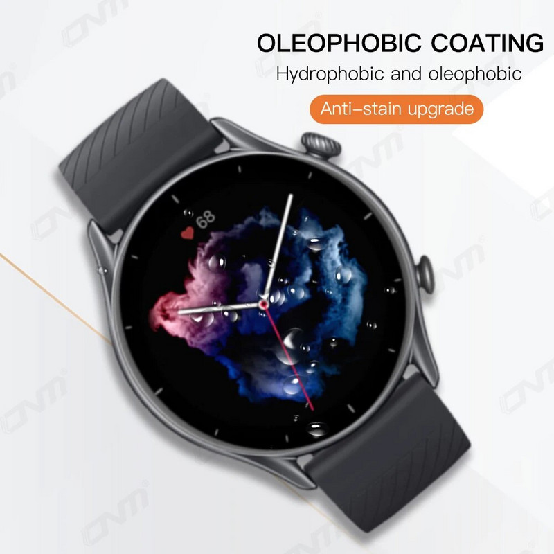 Προστατευτικό κάλυμμα μεμβράνης για Huami Amazfit GTR3 GTR 3 Pro GTR-3 GTR 2 2E 20D Curved Full Soft Screen Protector (όχι γυαλί)