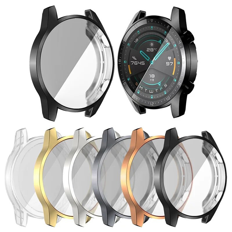 Θήκη TPU για ρολόι Huawei GT 2e GT 2 Ζώνη 46mm Watch GT3 46 mm/GT2e/GT3 Pro Θήκες προφυλακτήρα κάλυμμα προστατευτικού οθόνης