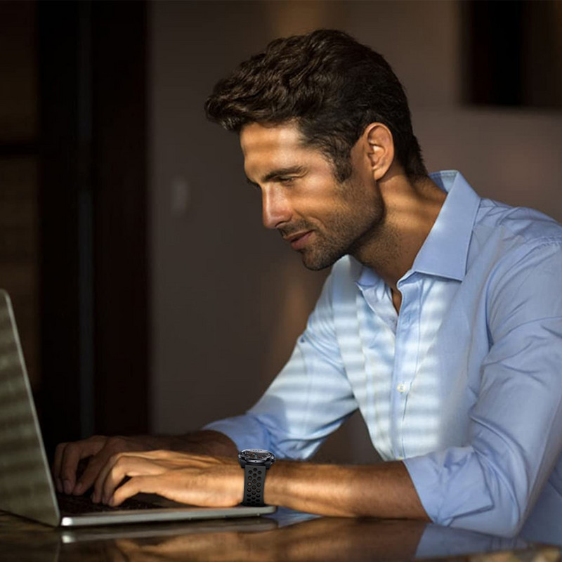 YAYUU 22mm Λαστιχένια ζώνη αντικατάστασης για Huawei Watch GT 2 Pro/2e/2 46mm σιλικόνης αναπνεύσιμος αθλητικός ιμάντας για Huawei Watch 3/3 Pro