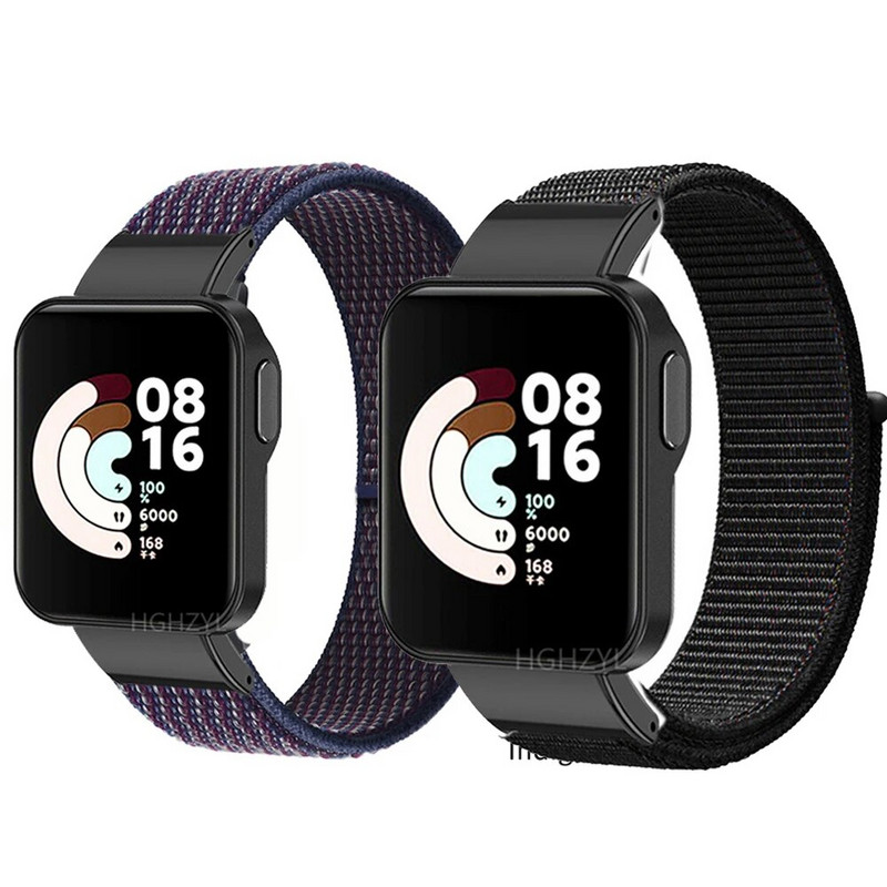 JAUNAS neilona rokassprādzes Xiaomi Mi Watch Lite Redmi Watch 2 3 nomaiņai plaukstas aproce Xiaomi Mi Watch Lite bumper Correa Band