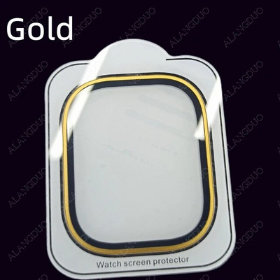 Metalni okvir+staklo za Apple Watch Ultra 49mm Full Cover Screen Protector Film na Apple iWatch Ultra 49mm watch ultra 2 Glass