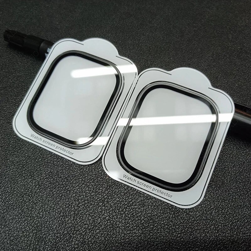 Μεταλλικό πλαίσιο+γυαλί για Apple Watch Ultra 49mm Full Cover Προστατευτική μεμβράνη οθόνης για Apple iWatch Ultra 49mm ρολόι ultra 2 Glass