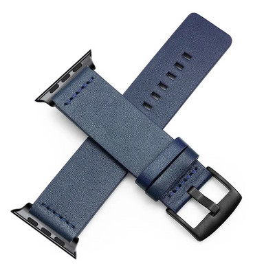 Δερμάτινο λουράκι για Apple Watch Band Ultra 8 7 6 5 4 3 2 45mm 41mm Casual correa Βραχιόλι 44mm 42mm 40mm 38mm