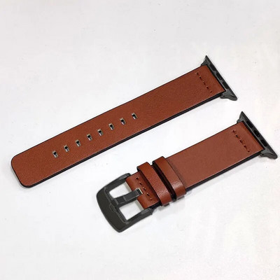 Δερμάτινο λουράκι για Apple Watch Band Ultra 8 7 6 5 4 3 2 45mm 41mm Casual correa Βραχιόλι 44mm 42mm 40mm 38mm