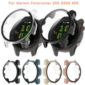 Pulksteņa futrālis Garmin Forerunner 255 255S 955 datora ekrāna aizsargvāciņš ar rūdīta stikla rāmi Forerunner 955 255S korpusam