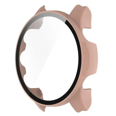 Pulksteņa futrālis Garmin Forerunner 255 255S 955 datora ekrāna aizsargvāciņš ar rūdīta stikla rāmi Forerunner 955 255S korpusam