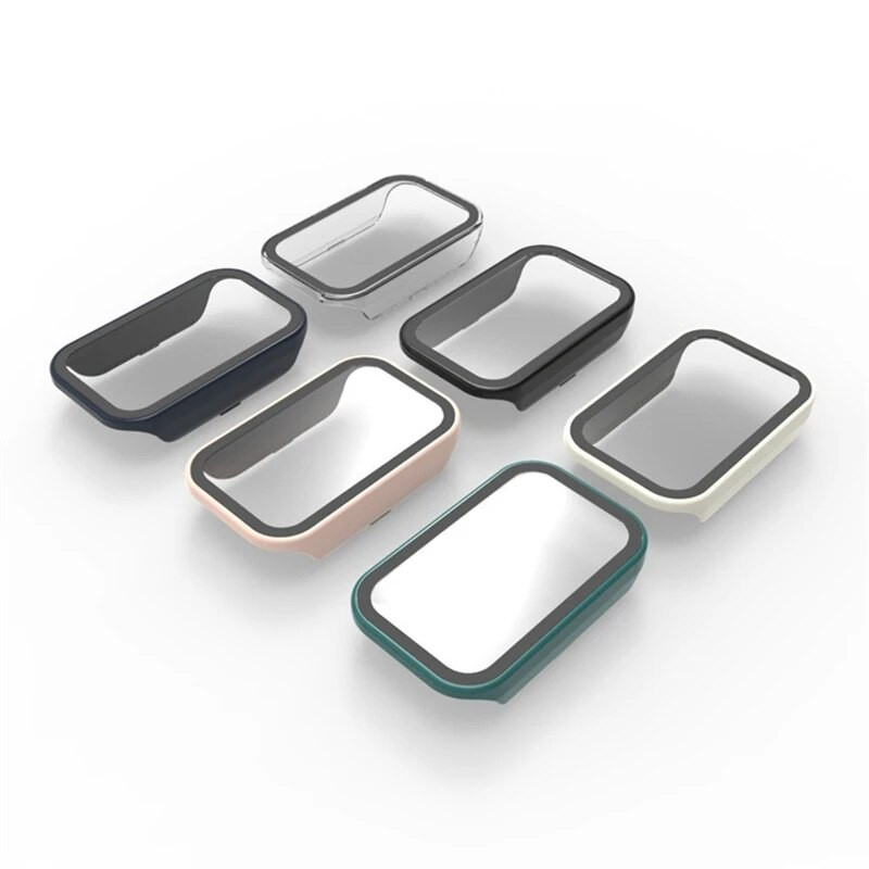 Γυαλί θήκης σκληρού υπολογιστή για Xiaomi Mi Band 8 Active 8Pro 7pro Redmi Smart band2 Προστατευτικό οθόνης πλήρους κάλυψης Κέλυφος προφυλακτήρα πλαισίου