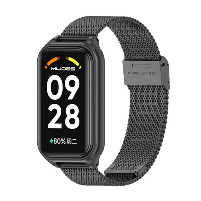 Curea de mână pentru Xiaomi Redmi Band 2 Accesorii de înlocuire pentru brățară inteligentă Curea metalică de ceas pentru Redmi 2 Smart Band