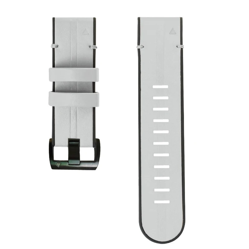 26 mm ātri noņemama ādas siksniņa Garmin fenix5x puls/6X GPS pulksteņa aproces nomaiņai Mīkstas modes rokassprādzes aksesuāri
