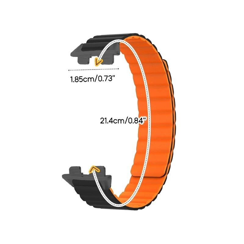ESTD silikonska petlja za Huawei Band 8 Smartwatch modna magnetska narukvica s remenom