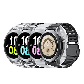 Ζάντα ρολογιού TPU για Samsung Galaxy Watch 5/5 Pro/4 /4 Classic 40/42/44/45/46 mm Νέος ιμάντας αντικατάστασης βραχιολιού για Galaxy Watch