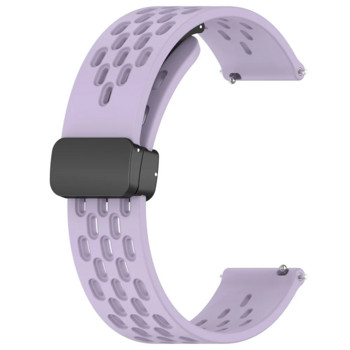 За Samsung Watch6/watch6 Classic 20/22mm каишка за китка Резервна каишка за часовник Бързо освобождаваща се мека гумена каишка за часовник за мъже, жени