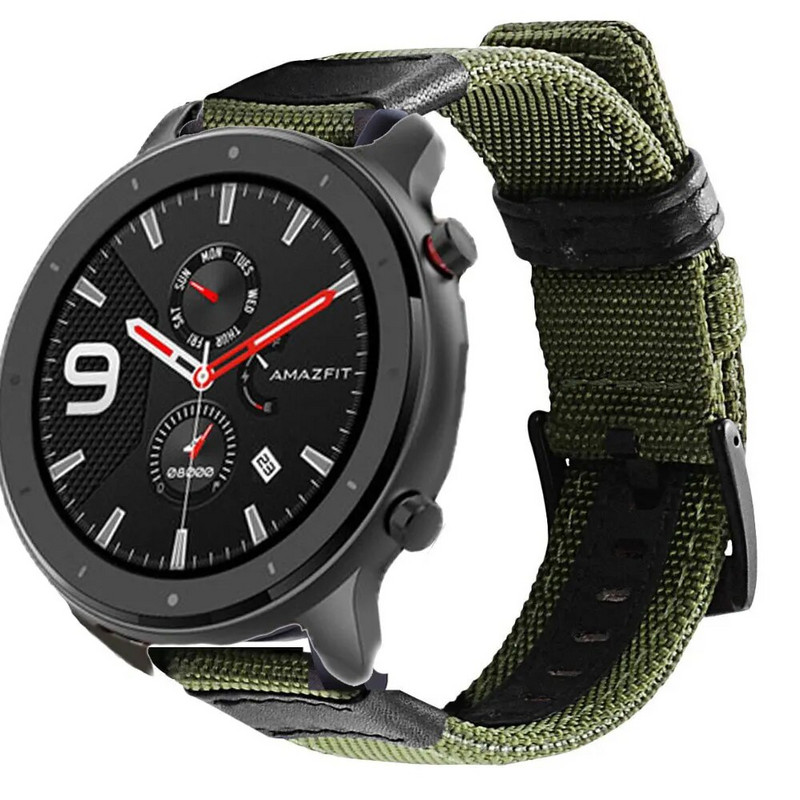 Neilona siksniņa Huami Amazfit GTR 42/47 / Galaxy Pulkstenis aktīvs Forerunner 245 645 Huawei pulkstenim GT 2E Pulksteņa aproce