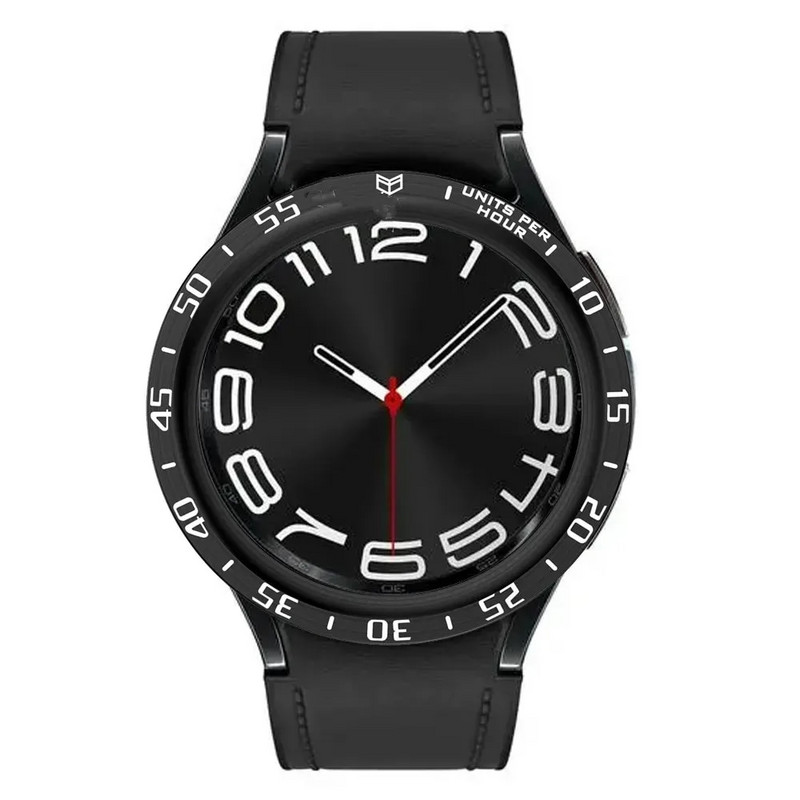 Μεταλλικό δαχτυλίδι στεφάνης για ρολόι Samsung Galaxy 6 Classic 43mm 47mm / 5 Pro 45mm / 5 Αξεσουάρ 40mm 44mm Αξεσουάρ Ζυγαριά Ατσάλινο πλαίσιο