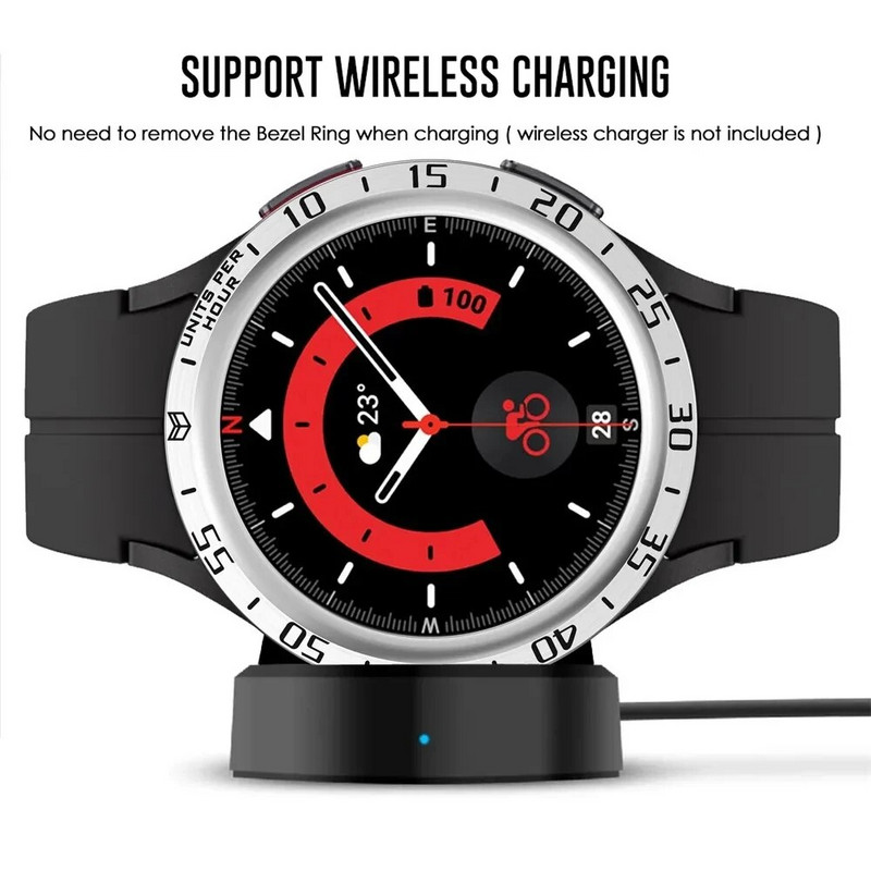 Μεταλλικό δαχτυλίδι στεφάνης για ρολόι Samsung Galaxy 6 Classic 43mm 47mm / 5 Pro 45mm / 5 Αξεσουάρ 40mm 44mm Αξεσουάρ Ζυγαριά Ατσάλινο πλαίσιο