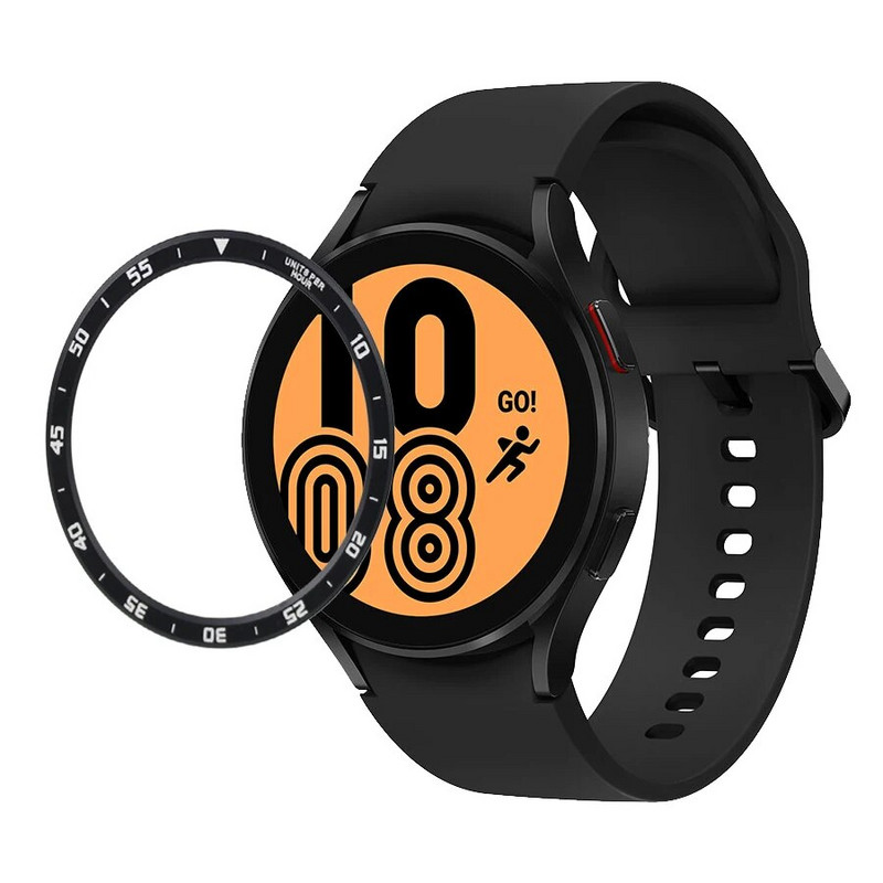 Galaxy Watch4 raami rõnga kate Samsungi kellale 4 5 6 40 mm 44 mm korpuse kaitse metallraami kaitse korpuse kaitseraua tarvikud