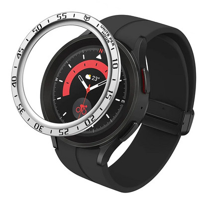 Κάλυμμα θήκης από ανοξείδωτο ατσάλι με προστατευτικό κάλυμμα για το Samsung Galaxy Watch 5 Pro