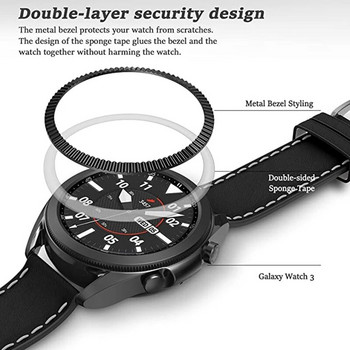 Капак с метална рамка за Samsung Galaxy Watch 4 5 6 44mm 40mm Classic 43mm 47mm Безел против надраскване Galaxy Watch 3 45mm 41mm