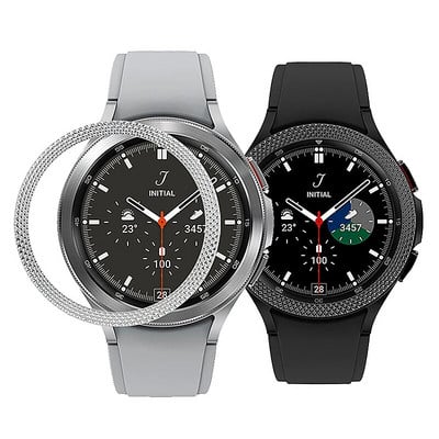 Fém előlapburkolat Samsung Galaxy Watch 4 5 6 44 mm 40 mm klasszikus 43 mm 47 mm karcmentes előlap Galaxy Watch 3 45 mm 41 mm