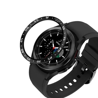 Μεταλλικό κάλυμμα στεφάνης Για Samsung Galaxy Watch 4 5 6 44mm 40mm Classic 43mm 47mm Anti Scratch Bezel Galaxy Watch 3 45mm 41mm