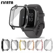 Husă de protecție FIFATA pentru ceas inteligent Garmin Venu SQ placare cu capac moale TPU Carcasă de protecție pentru ecran complet pentru carcasă Garmin Venu Sq