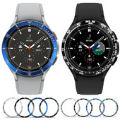 Μεταλλικό πλαίσιο για Samsung Galaxy Watch 4 Classic 46mm 42mm 42mm Gear S3 Frontier Cover Αυτοκόλλητη θήκη Αξεσουάρ δακτυλίου ζυγαριάς Smart Watch