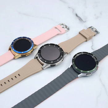 Метален безел за Samsung Galaxy Watch 4 Classic 46mm 42mm Gear S3 Frontier Cover Адхезивна кутия Смарт часовник Scale Ring Accessorie