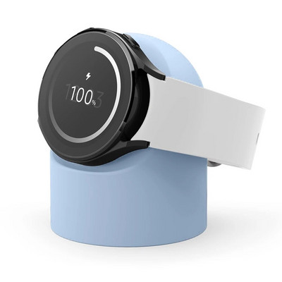 Βάση βάσης φόρτισης ασύρματης βάσης φορτιστή φορτιστή σιλικόνης για βάση φόρτισης Samsung Galaxy Watch 5 5 pro 4 4 Classic 3