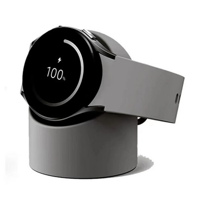 Βάση βάσης φόρτισης ασύρματης βάσης φορτιστή φορτιστή σιλικόνης για βάση φόρτισης Samsung Galaxy Watch 5 5 pro 4 4 Classic 3