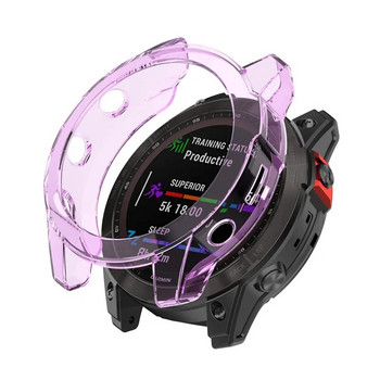 Κάλυμμα θήκης TPU Protector For Garmin Fenix 7X 7S 7 Sapphire Solar Tactix 7 Smart Watch Αξεσουάρ πλαισίου προφυλακτήρα από μαλακή σιλικόνη