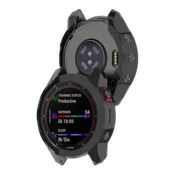 Κάλυμμα θήκης TPU Protector For Garmin Fenix 7X 7S 7 Sapphire Solar Tactix 7 Smart Watch Αξεσουάρ πλαισίου προφυλακτήρα από μαλακή σιλικόνη