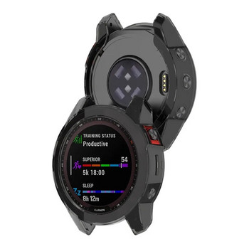 TPU протектор за калъф за Garmin Fenix 7X 7S 7 Sapphire Solar Tactix 7 Смарт часовник Мека силиконова рамка за броня Аксесоари