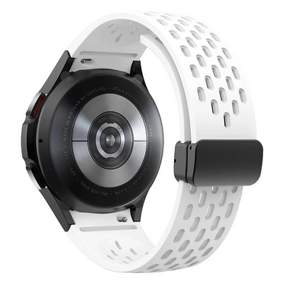 Μαγνητικό λουράκι σιλικόνης 20 mm 22 mm για κλασικό βραχιόλι Samsung Galaxy Watch 6 4 για Samsung Watch 5pro Active2 Gear S3 Band