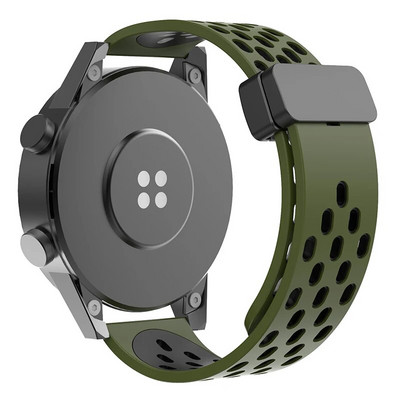 Μαγνητικό λουράκι σιλικόνης 20 mm 22 mm για κλασικό βραχιόλι Samsung Galaxy Watch 6 4 για Samsung Watch 5pro Active2 Gear S3 Band