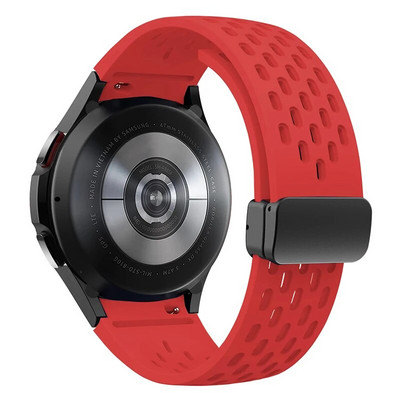 Μαγνητικό λουράκι σιλικόνης 20 mm 22 mm για κλασικό βραχιόλι Samsung Galaxy Watch 6 4 για Samsung Watch 5pro Active2 Gear S3 Band